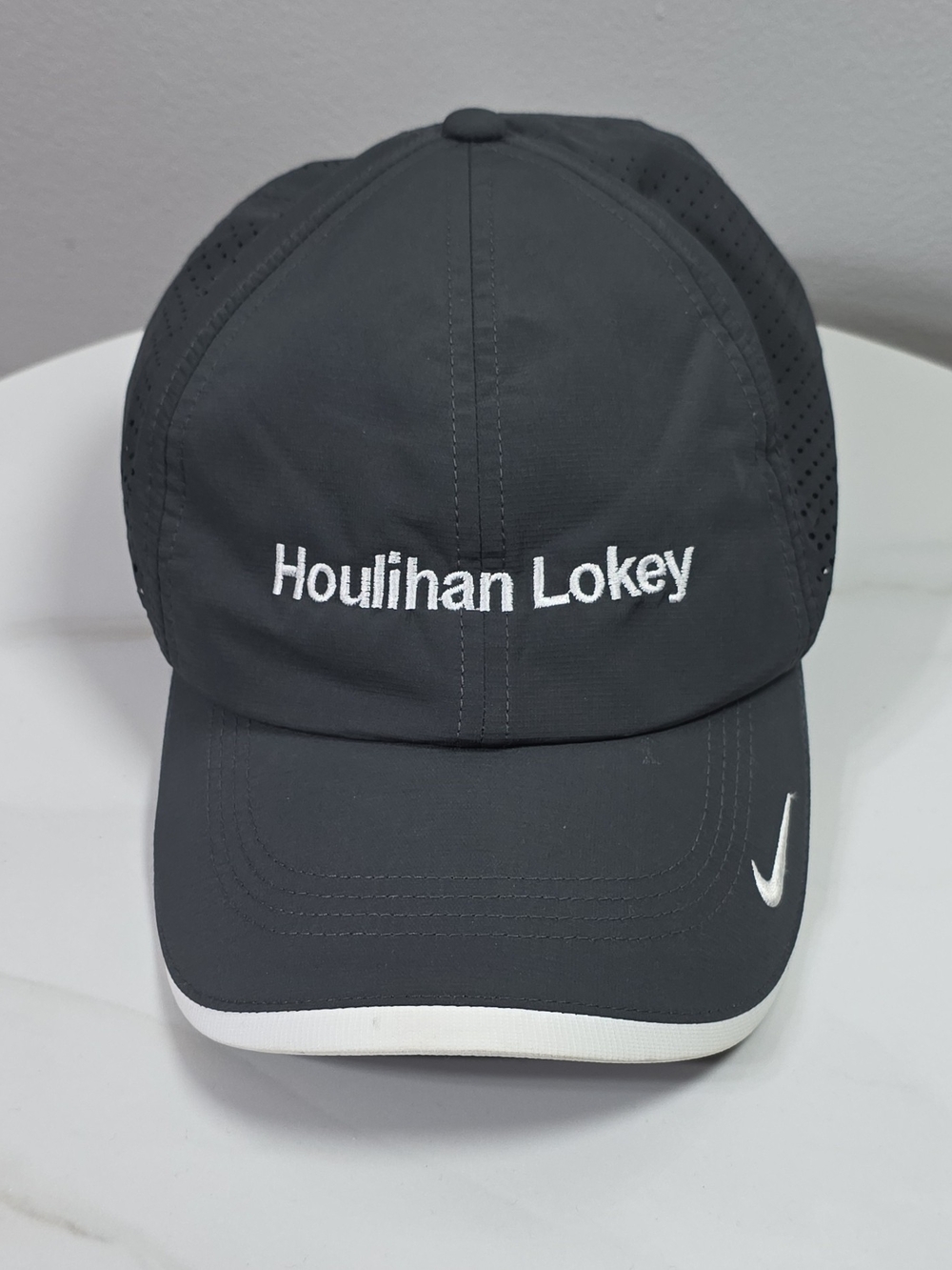 Black Nike-Style Embroidered Cap